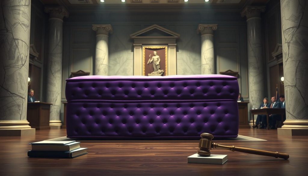 Purple Mattress Courthouse Battle